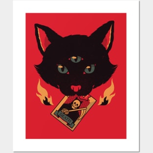Cat Tarot Death by Tobe Fonseca Posters and Art
